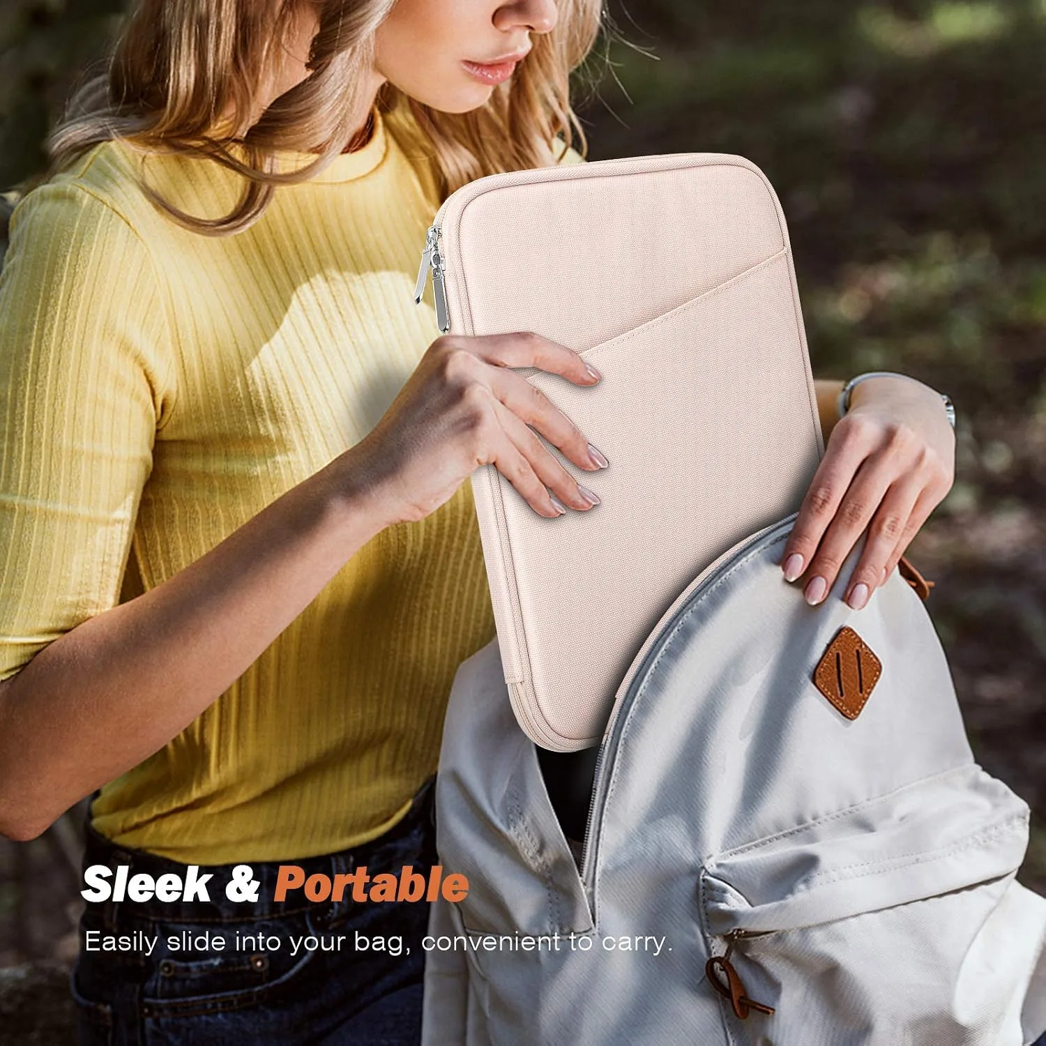 MoKo 9-11 Inch Tablet Sleeve Bag Carrying Case with Accessory Pocket