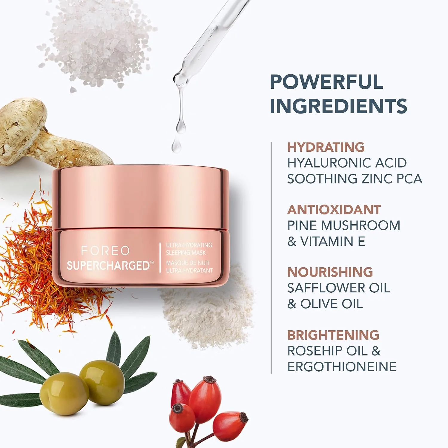 FOREO UFO 3 Face Moisturiser + 14 UFO Masks + Hydrating Night Mask