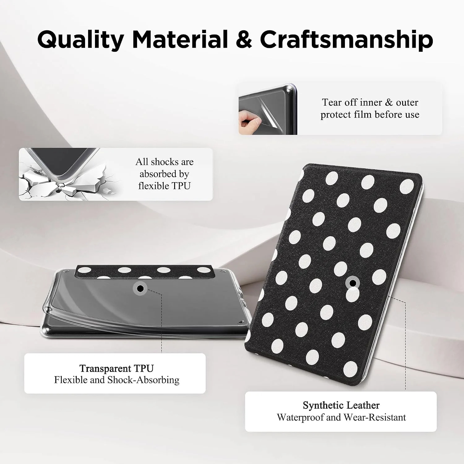 SESENSE Magnetic Case for 7'' Kindle Paperwhite 12th Gen 2024 & Colorsoft