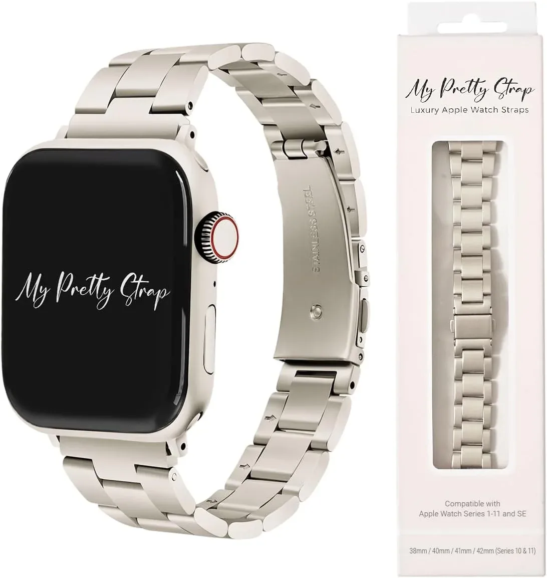 Correa para Apple Watch My Pretty Strap acero inoxidable ajustable para mujer
