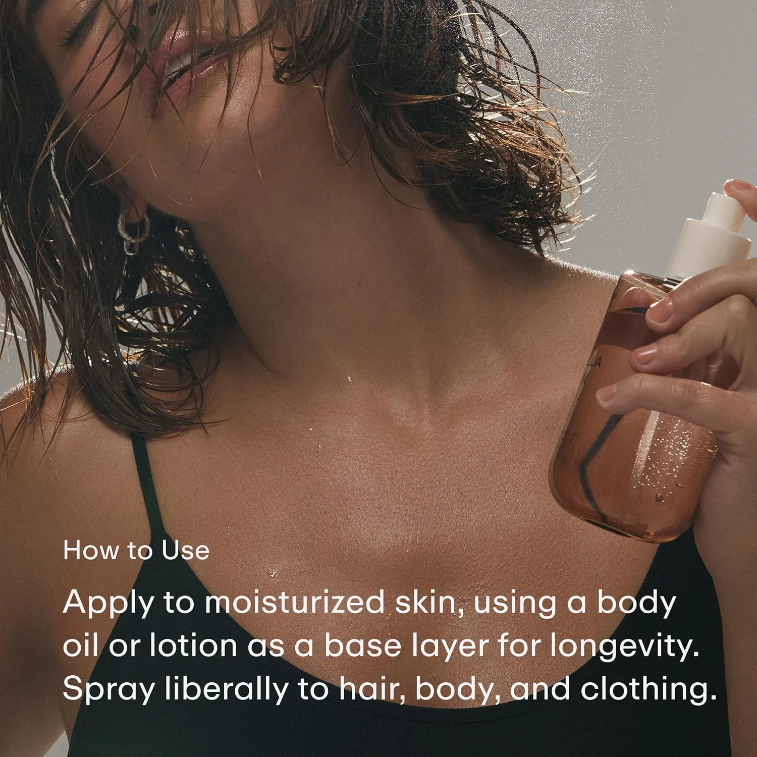 PHLUR Vanilla Skin Body Mist, 8 Fl Oz - Hair and Body Perfume for Women