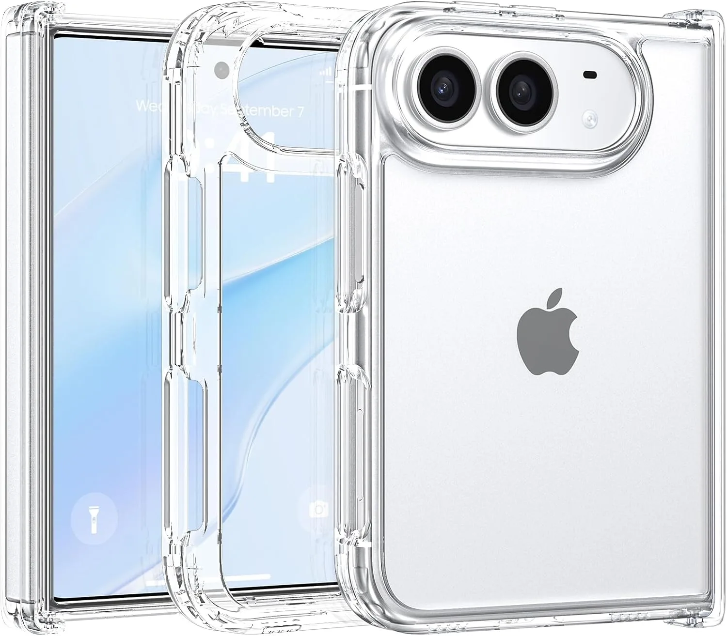 YINLAI Case for iPhone Duo 7.6-Inch,Crystal Clear