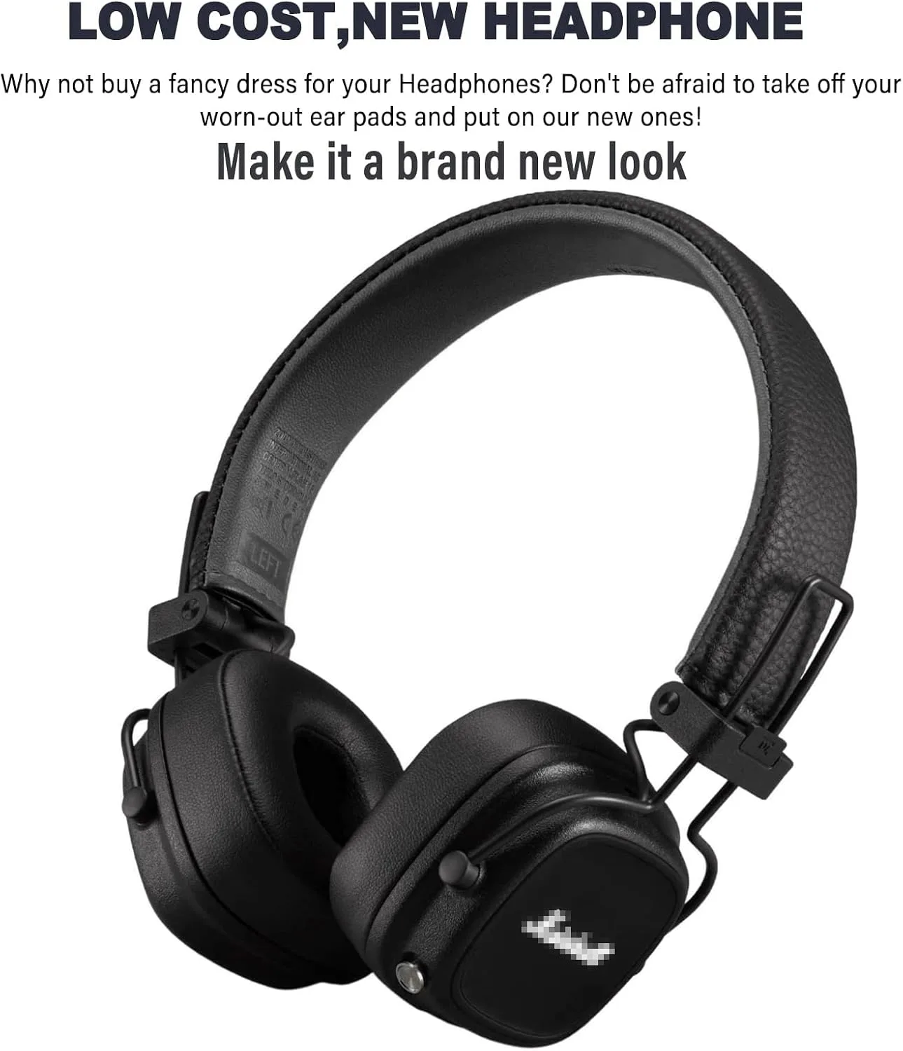 Major IV Ear Pads Cushions Replacement Compatible with Marshall Major 4 Major IV Headphones Ear Cushions£¬Ear Muffs Memory Foam Earpads