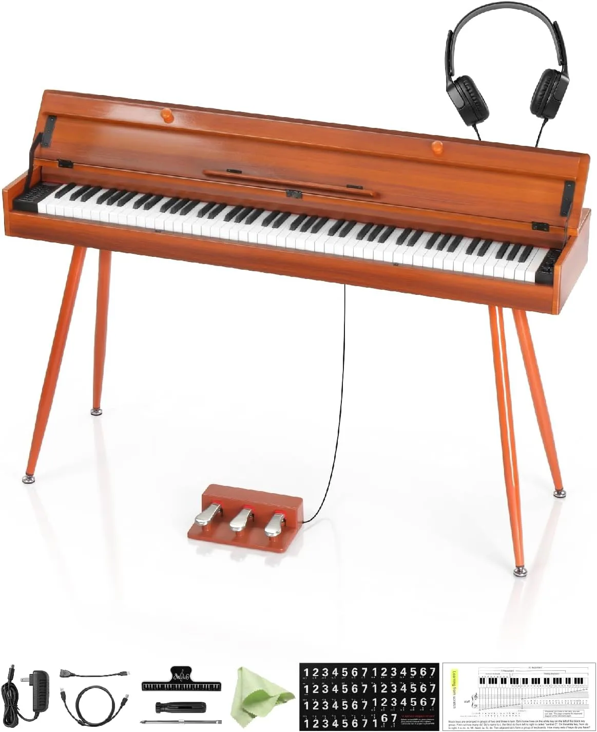 Ktaxon 88 Key Keyboard Piano Kit, Full Size Digital Piano Keyboard