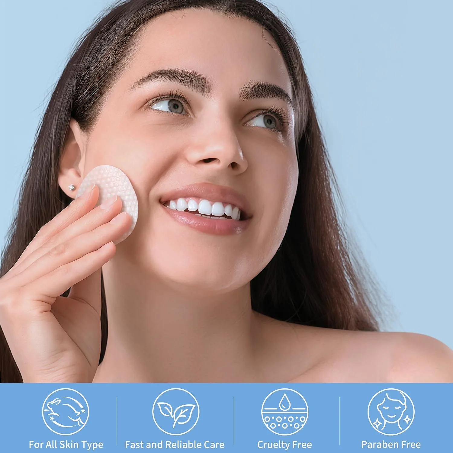 Glycolic Acid Pads, Exfoliating Toner Pads for Facial Radiance, Dual Action Gentle Face Pad for Deep Cleaning Effect |Peels & Daily Skin Renewal |Salicylic Acid & Vitamins B3 |70 Count