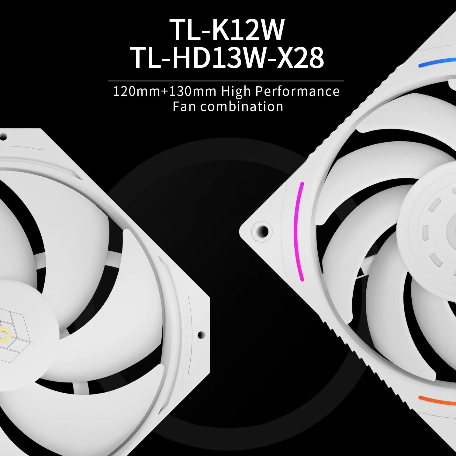 Thermalright Royal Pretor 130 Ultra White CPU Cooler,7 Heat Pipes Heatsink CPU Cooling, White Brushed Top Cover, for Intel LGA115X/2011/1700/1851,AM4/AM5 Platforms,Double Towers and Fans Cooler