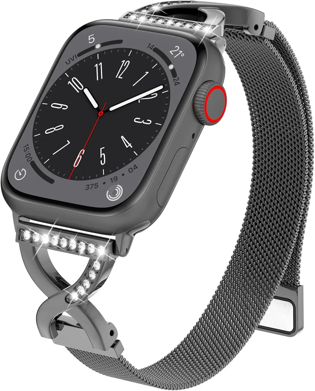 Correa para Apple Watch BRG Thin Mesh Loop con cierre en X para mujer