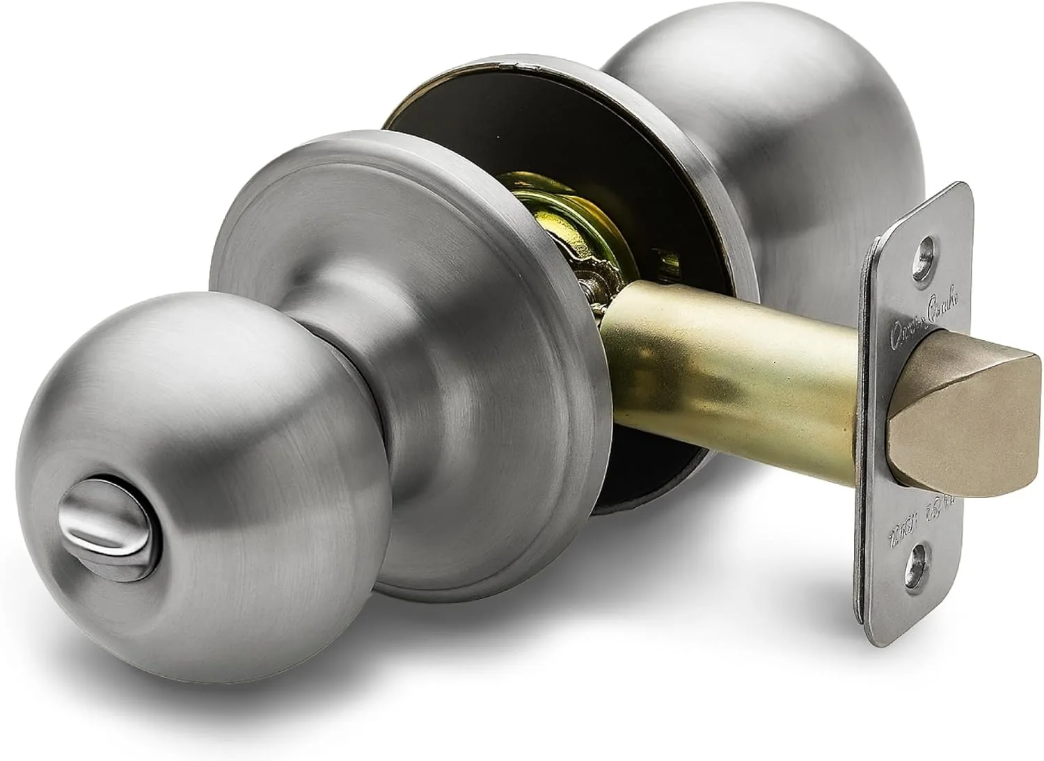 Manija para puerta interior Copper Creek Privacy Satin Stainless
