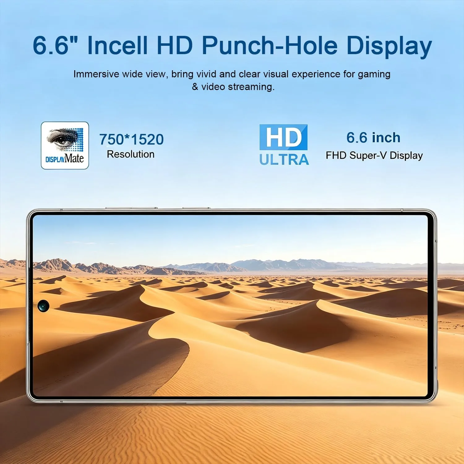 4G Smartphone Unlocked, 6.6" HD+ Display, 4GB+32GB Expandable to 256GB, Android 12, Dual Camera Dual SIM, Long Battery Life, Face ID, OTG, Type-C (Purple)
