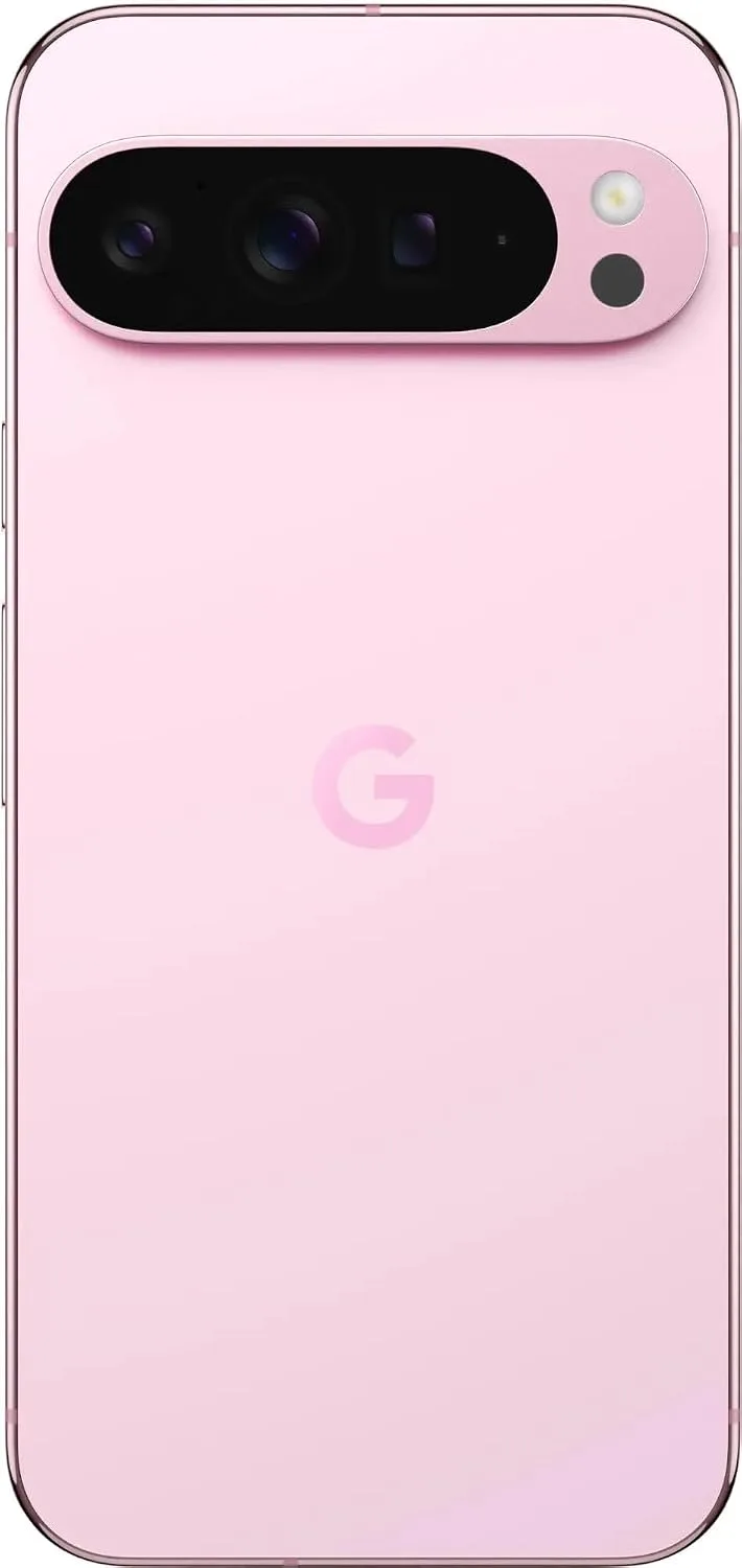Google Pixel 9 Pro XL 5G, 256GB + 16GB RAM, Rose Quartz - Unlocked (Renewed)