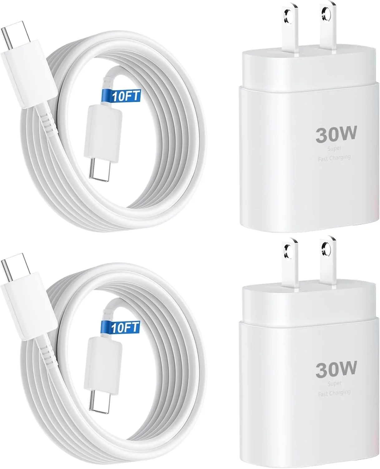 iPhone 18 Duo 17 16 Pro Max Charger Fast Charging 10FT USB C Charger Cable