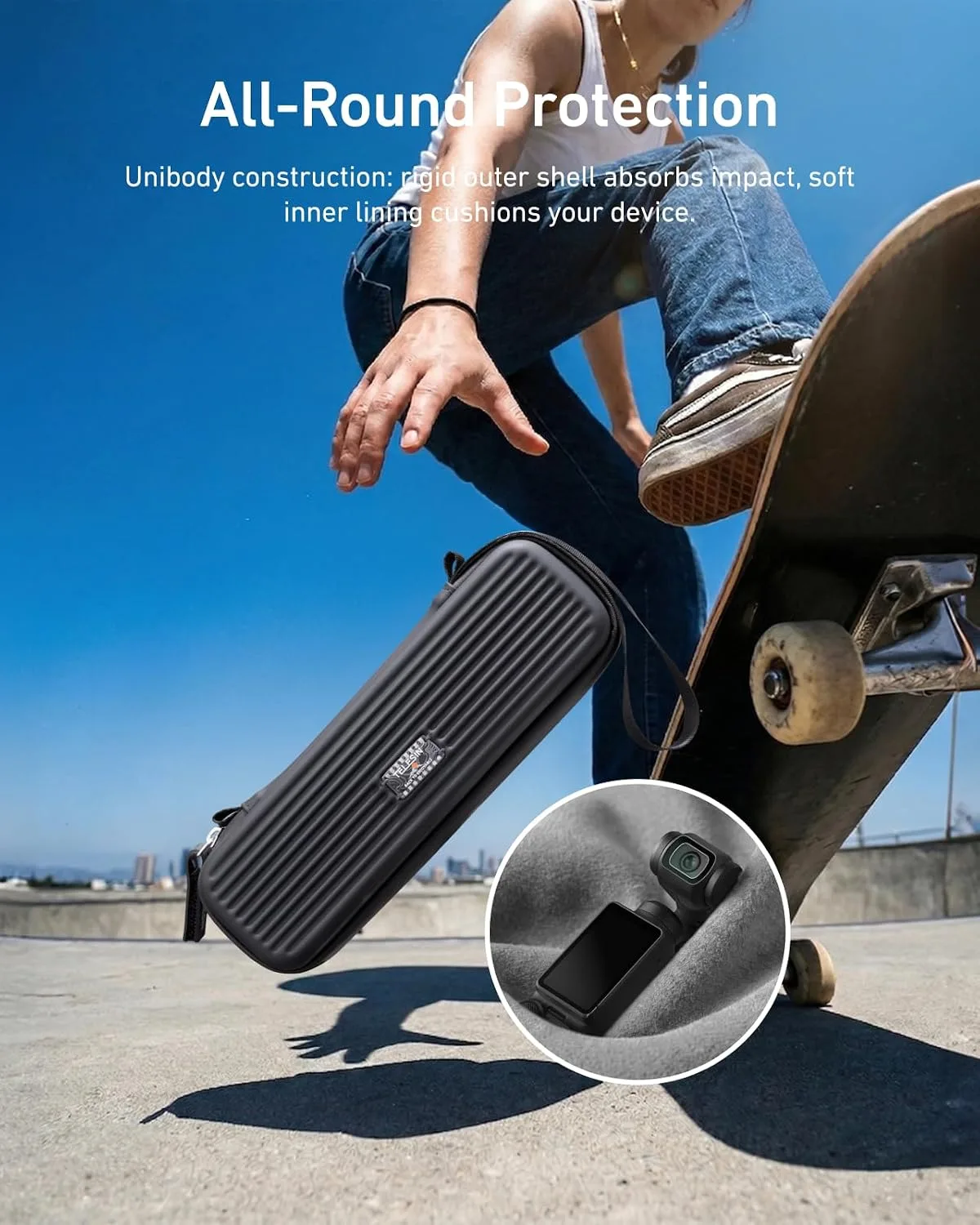 Telesin DisAdv Carrying Case for Pocket 4/3/Xtra Muse/Insta360 Luna Ultra