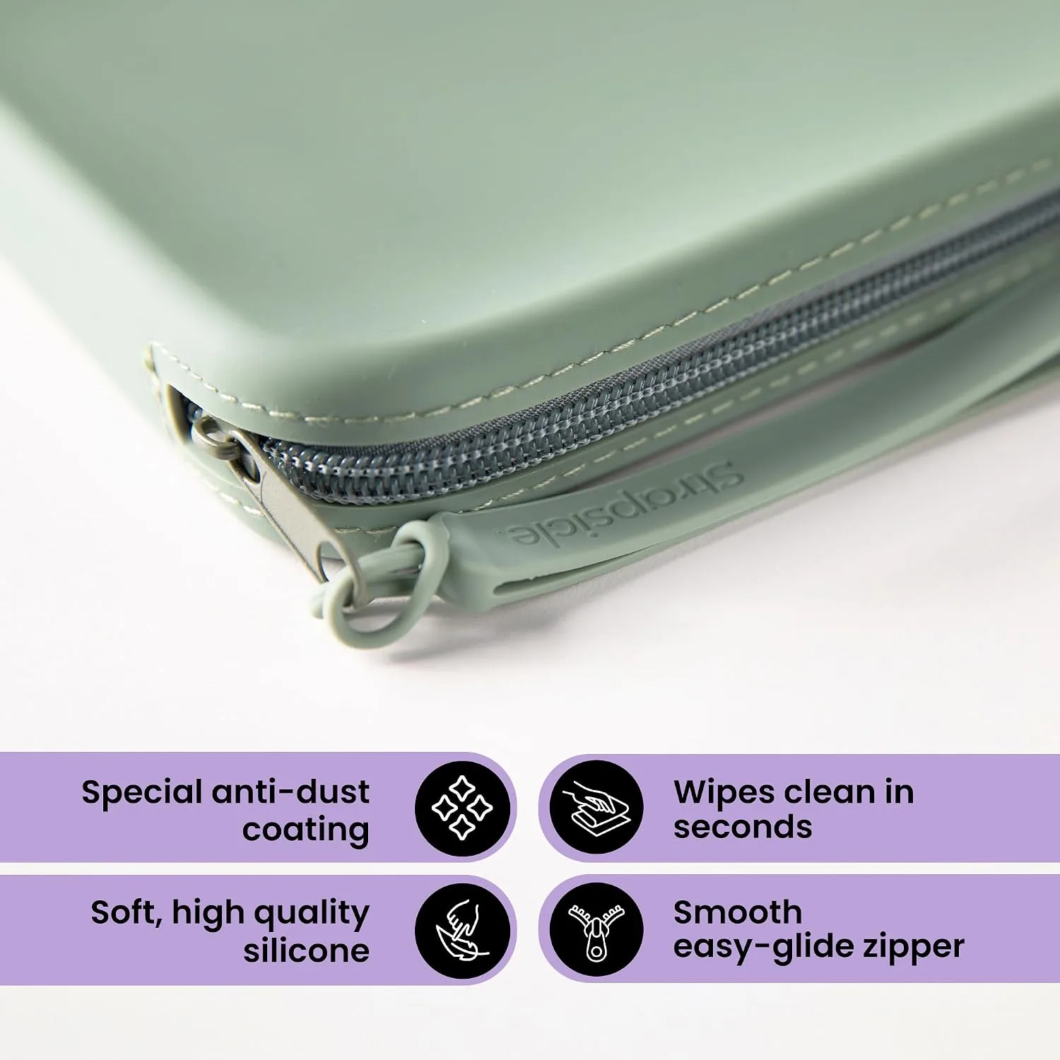 Strapsicle Silicone Clutch Bag for Your e-Reader and More - Orange