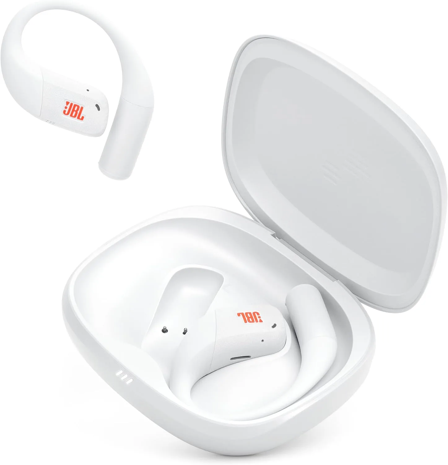 JBL Endurance Zone - True Wireless Open-Ear Sport Headphones (White/Orange)