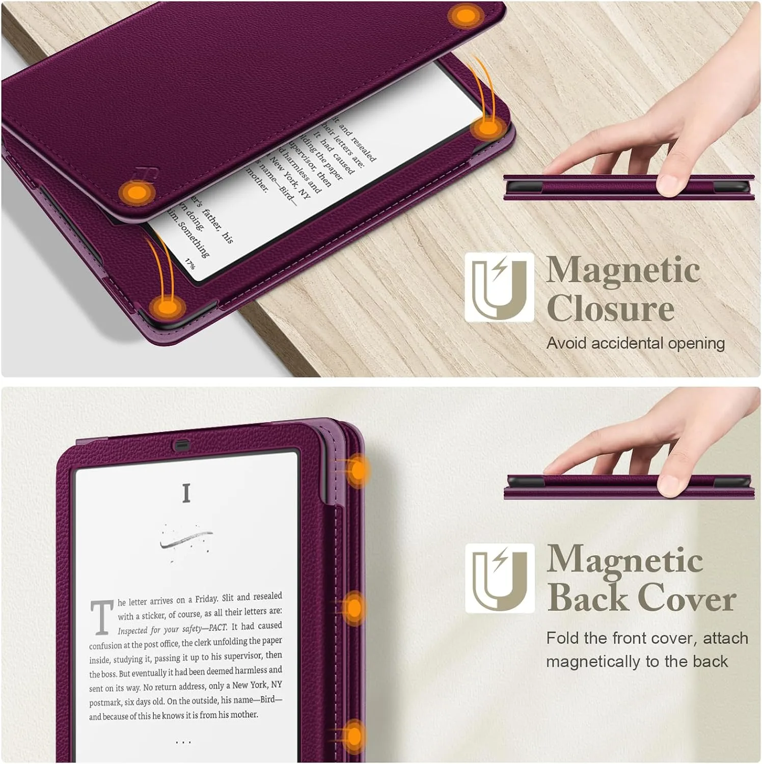 Fintie Case for 7"/6.8" Kindle Paperwhite 12th/11th Gen & Kindle Colorsoft