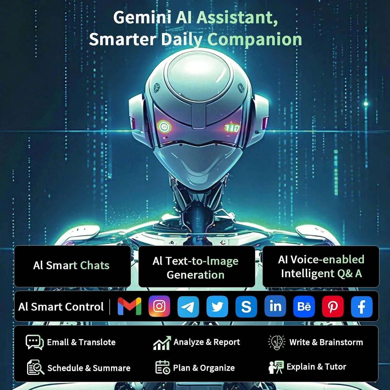 Tablet, 10 Inch Android 16 Tablet with Keyboard, Gemini AI, 32GB+256GB+2TB