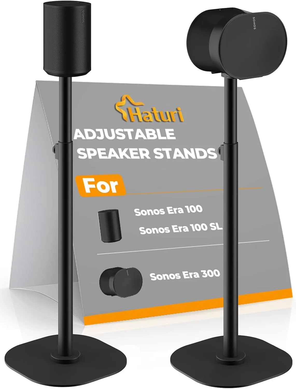 Soportes para parlantes Haturi ajustables para Sonos Era 100, 100 SL y Era 300, par