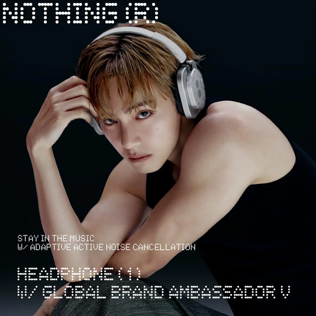 Nothing Headphone (1) Hybrid Active Noise Cancelling Headphones, Wireless Over-Ear Headphones with 6 Mics, 80Hrs Playtime, Hi-Res Audio, KEF-Tuned, Spatial Sound, Comfort Fit & Fast Charging White