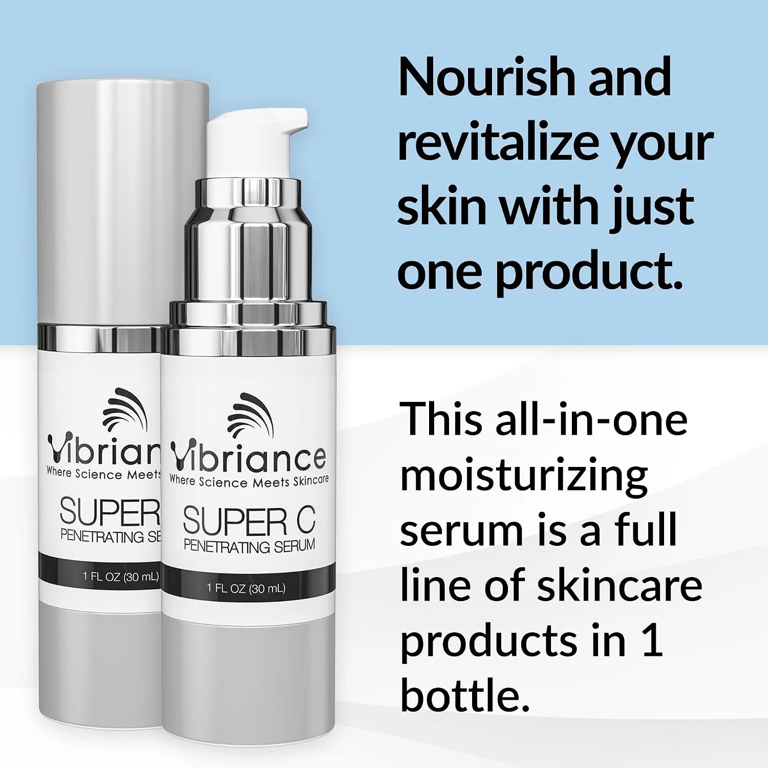 Vibriance Super C Vitamin C Serum for Mature Skin, 1 fl oz, Pack of 2