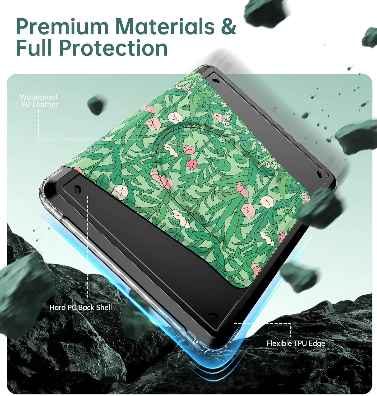 MoKo 360°Rotating Case for 7" Kindle Paperwhite 12th Gen 2024 & Colorsoft