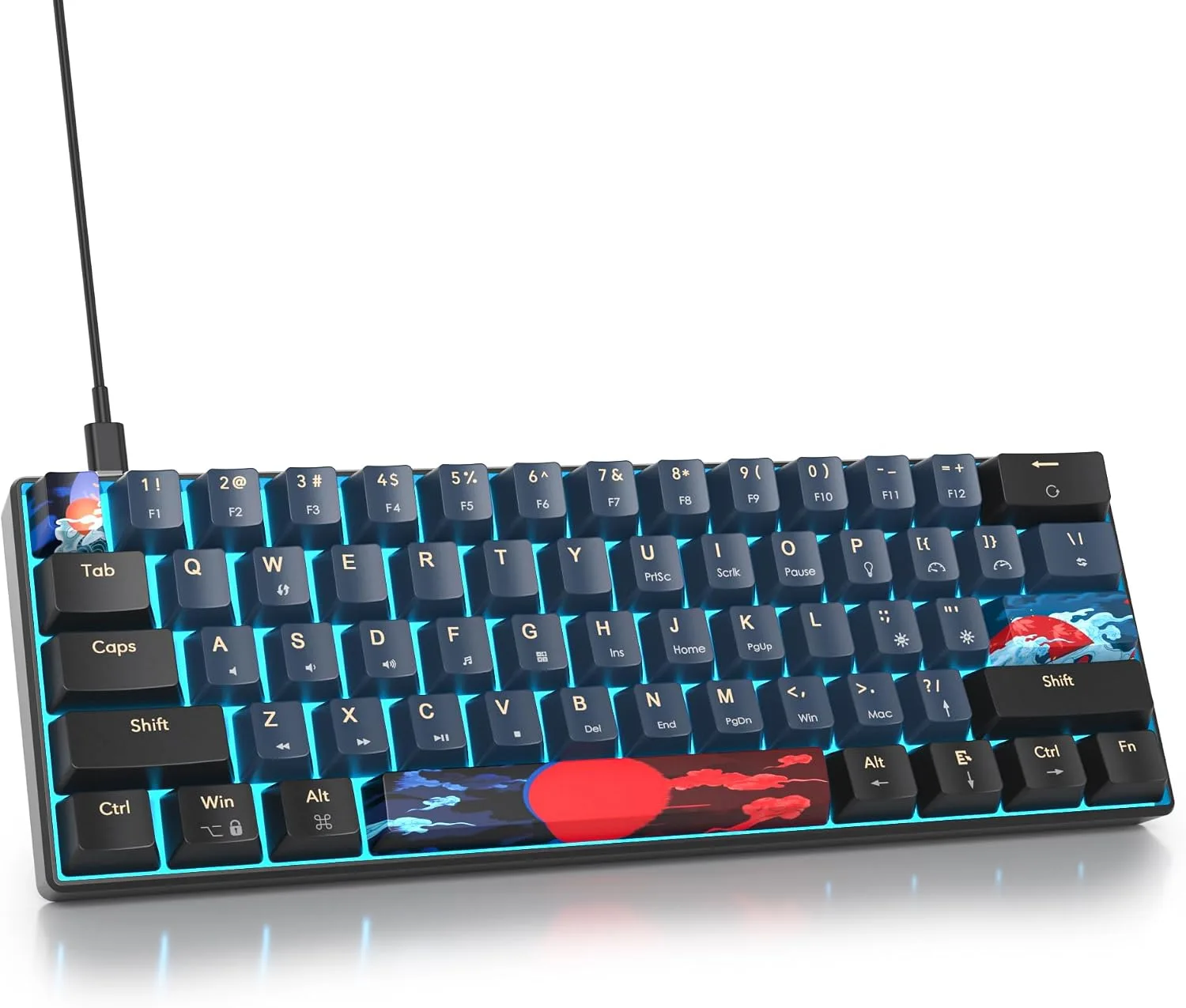 Owpkeenthy 60% Wired Mechanical Keyboard