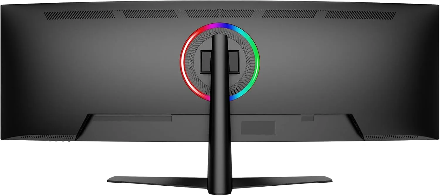 CRUA 45" DQHD 240Hz Ultrawide Curved Gaming Monitor, 1500R, FreeSync, Black