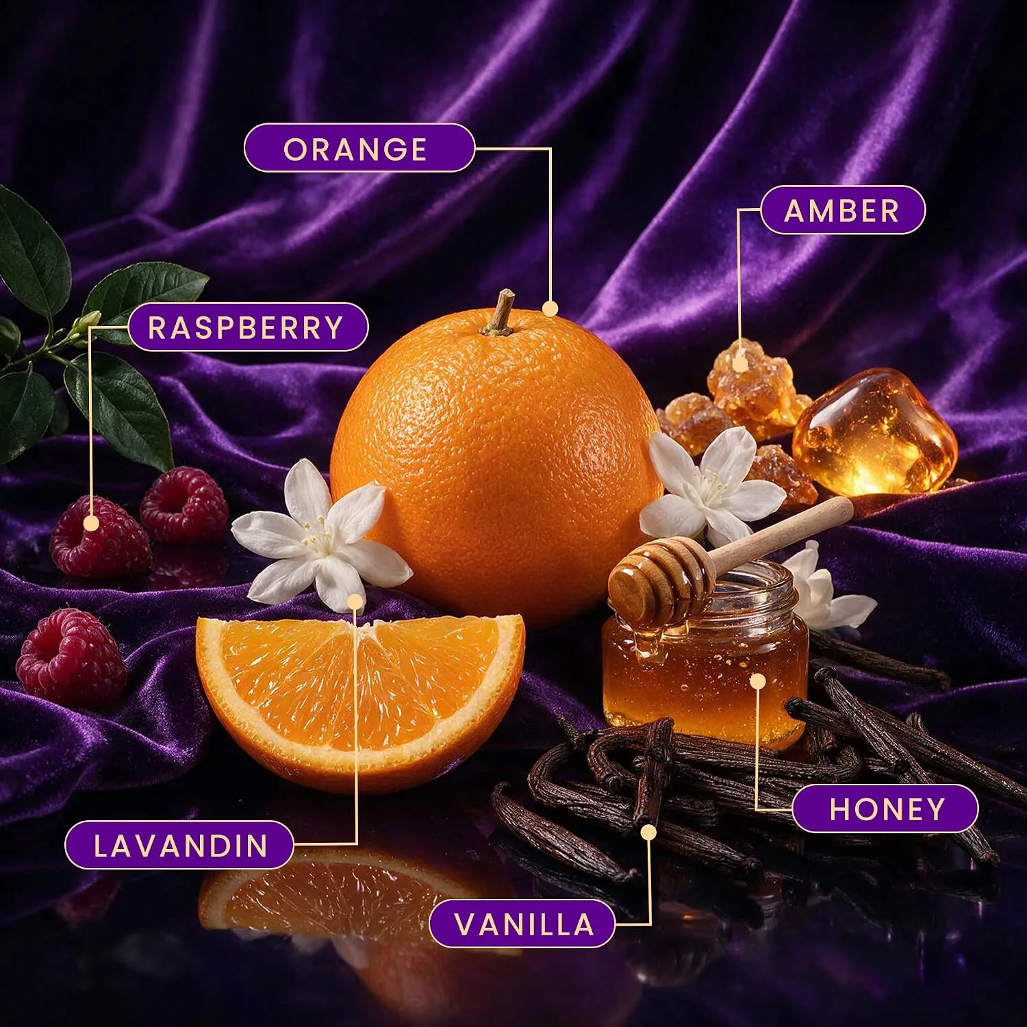 Fogg Midnight Purple Eau De Parfum for Women, 100ml | Long Lasting Floral & Fruity Perfume | Orange, Neroli, Raspberry, Jasmine, Vanilla & Amber Fragrance