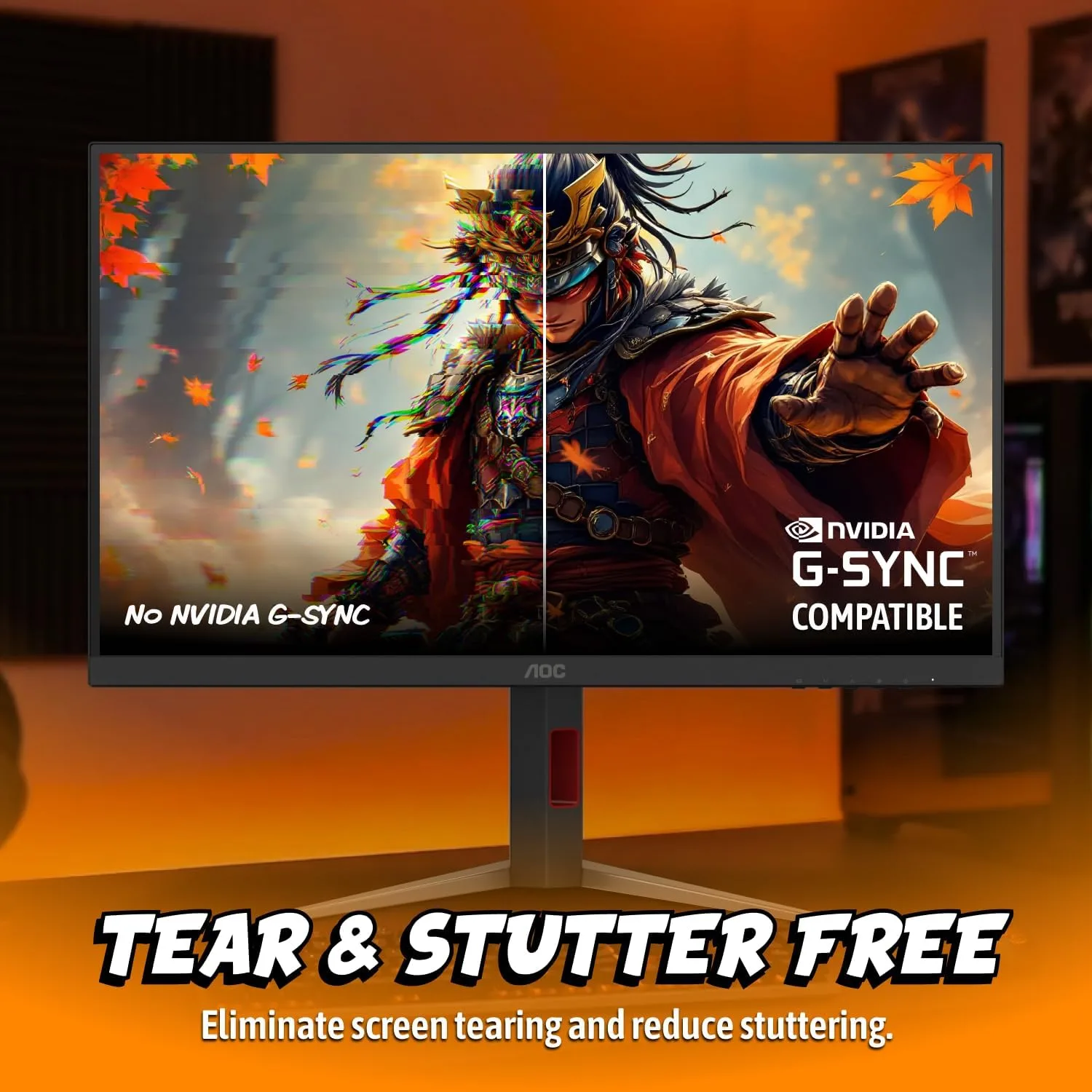 AOC 27" Gaming Monitor 4K Mini-LED Dual Mode 320Hz NVIDIA G-SYNC U27G4XM