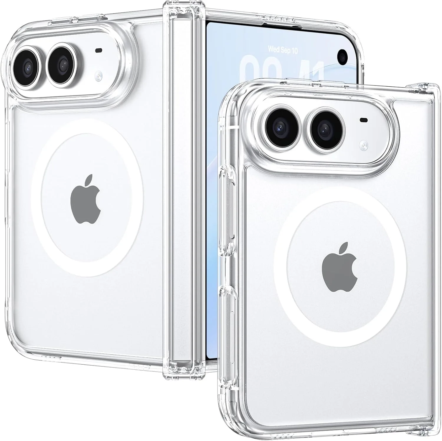 Funda para iPhone Duo 7.6 pulgadas Yinlai compatible con Magsafe transparente