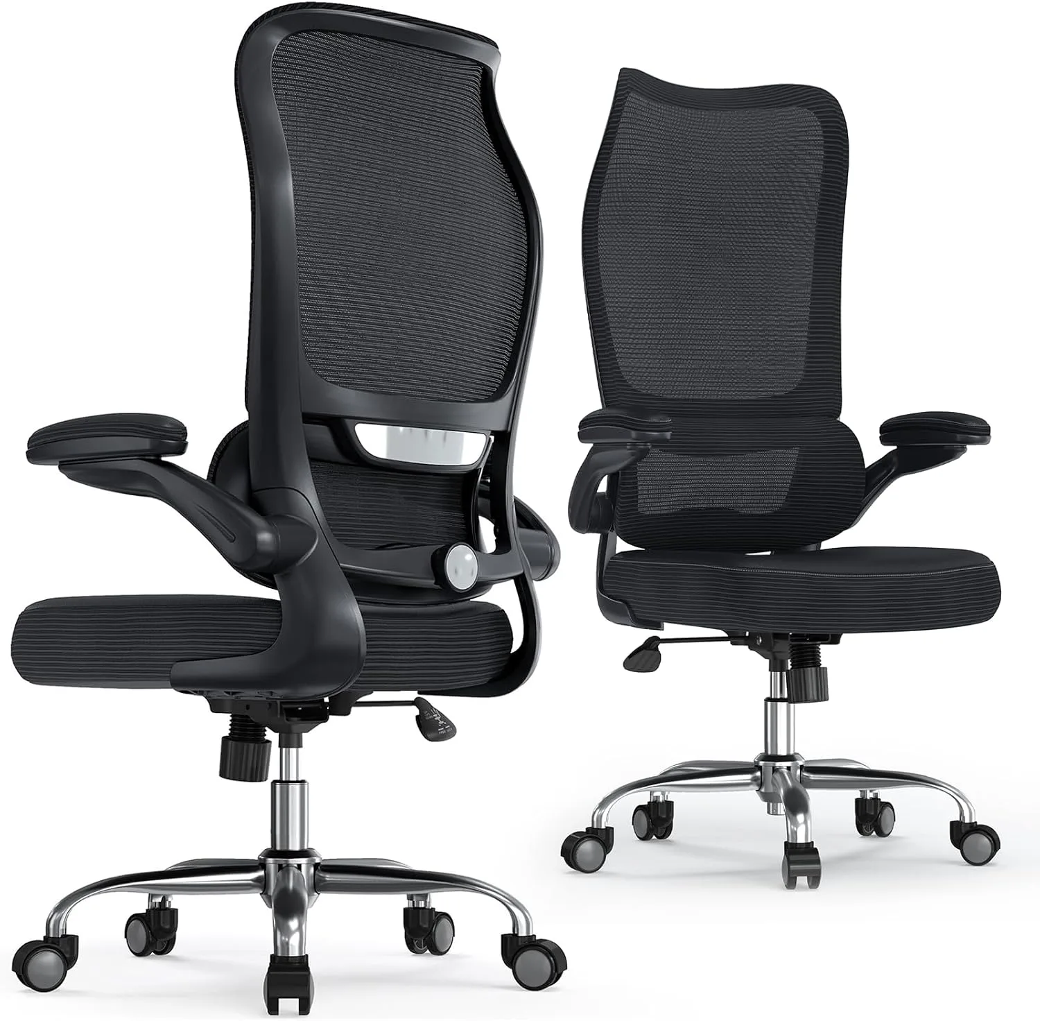TRALT Office Chair Ergonomic Desk Chair with Lumbar Support Black Ink, 1