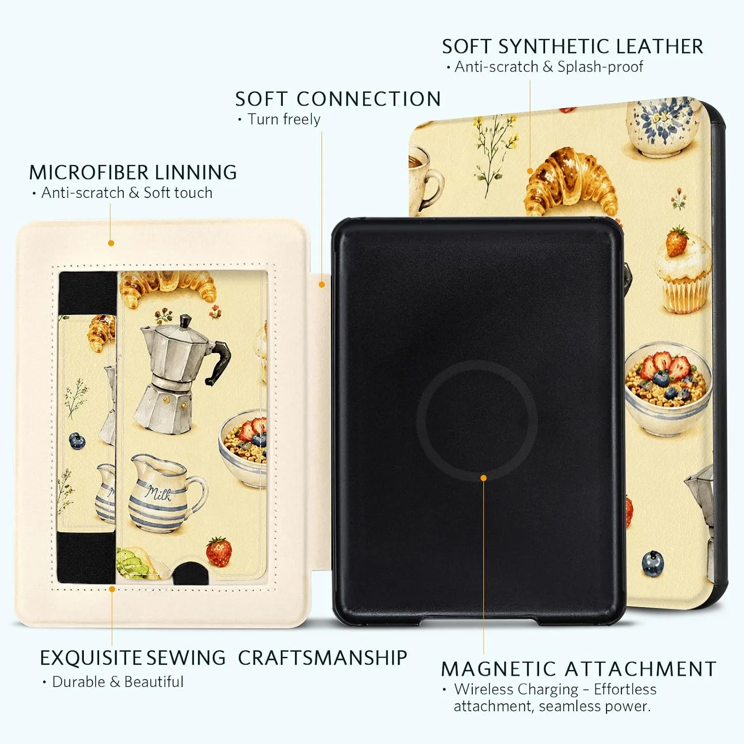 CoBak Case for 7" Kindle Paperwhite 12th Gen 2024 and Kindle Colorsoft