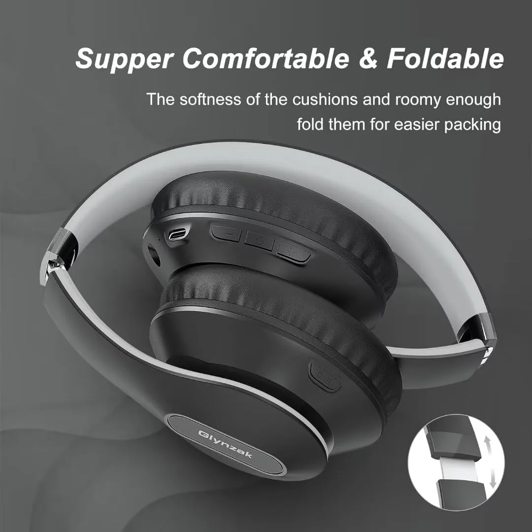 Wireless Bluetooth Headphones Over Ear V6.0 HiFi Stereo with Mic