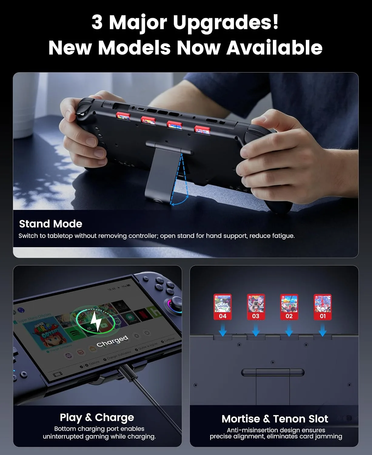 Gammeefy JC400 Gen 2 Switch 2 Controller with Hall Effect Joysticks