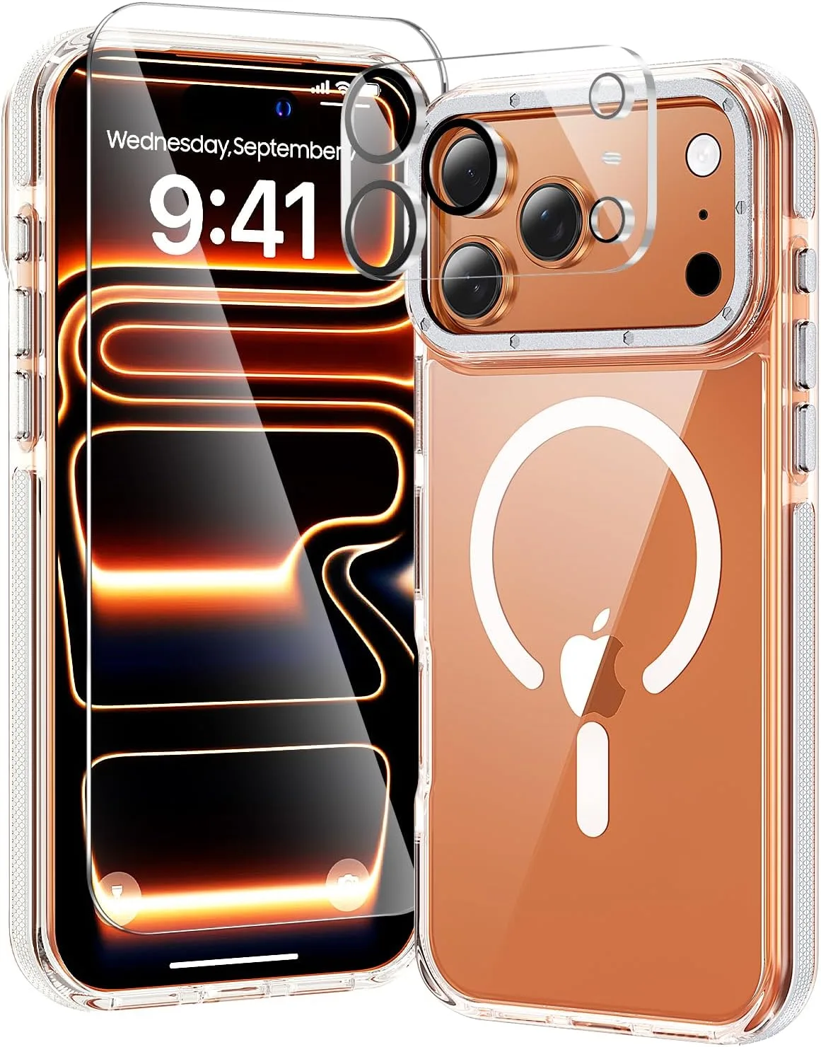 Carcasa Toushion 3 en 1 para iPhone 17 Pro Max transparente