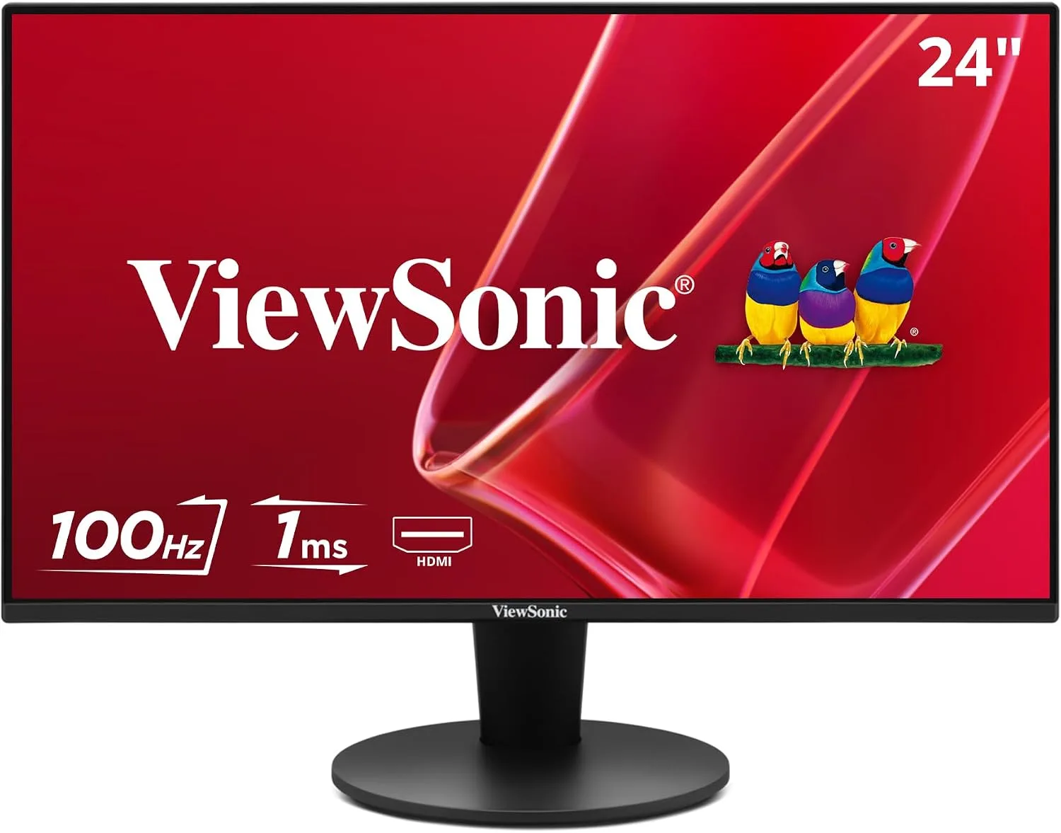 ViewSonic VS2447M 24 Inch 1080p Computer Monitor, 100Hz LED Display