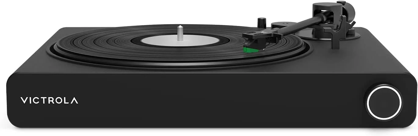 Victrola Stream Onyx - Wireless Wi-Fi Turntable, Works with Sonos - Black