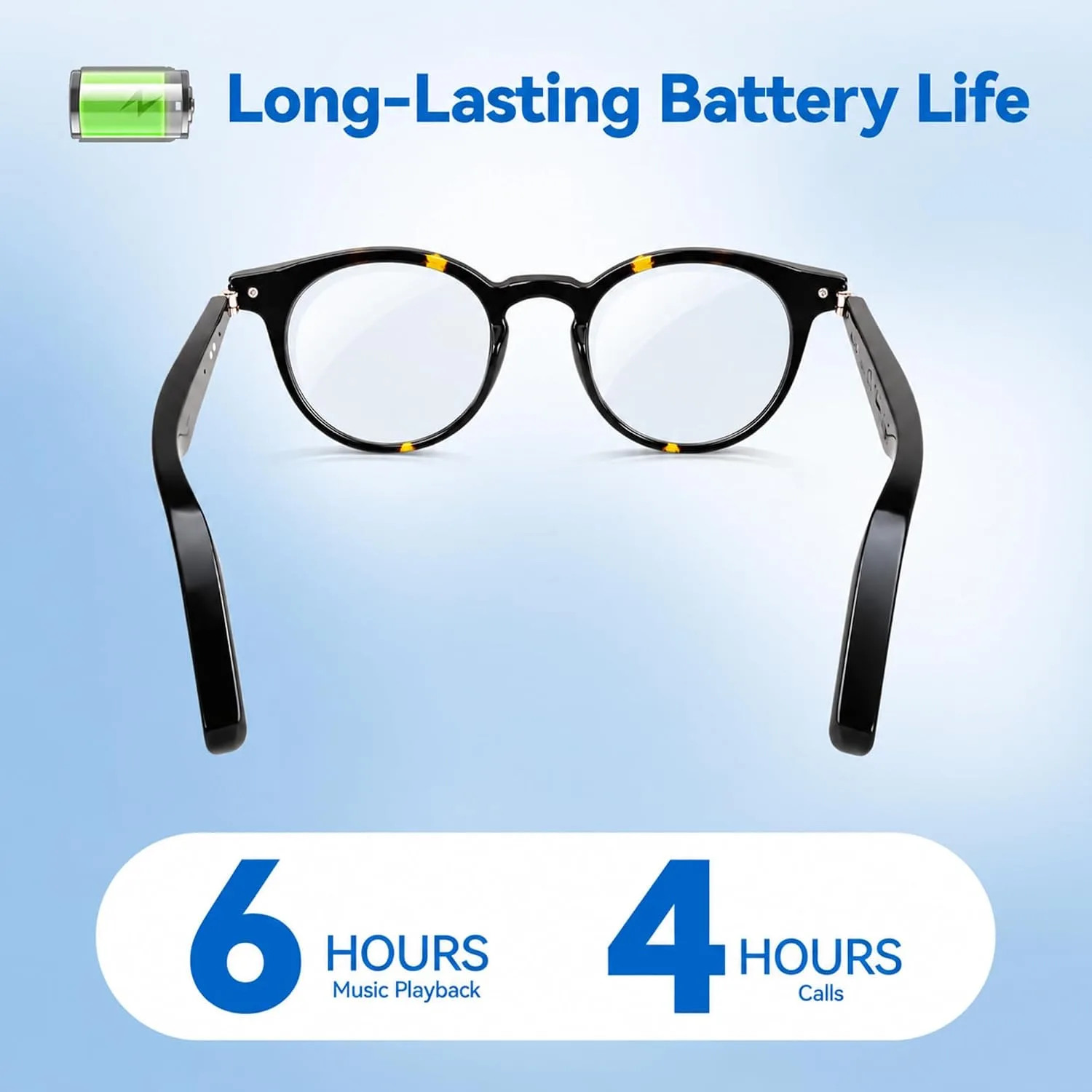 AI Smart Glasses with AI Voice Assistant & Real-Time Translation