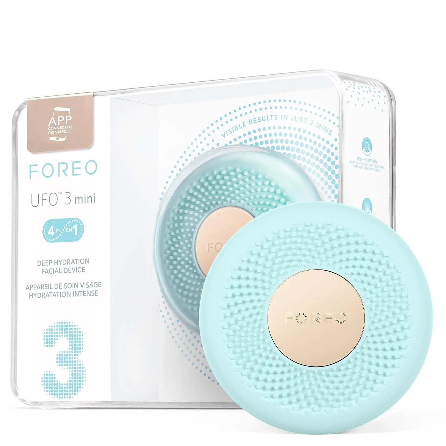 FOREO UFO 3 mini Face Mask Skincare - Face Moisturiser, Red Light