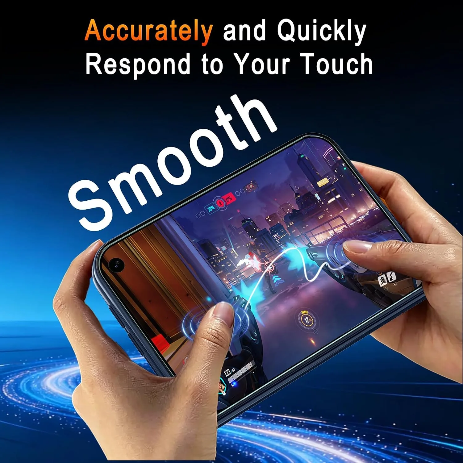 TZGZT Screen Protectors for iPhone Duo, Tempered Glass, Case Friendly