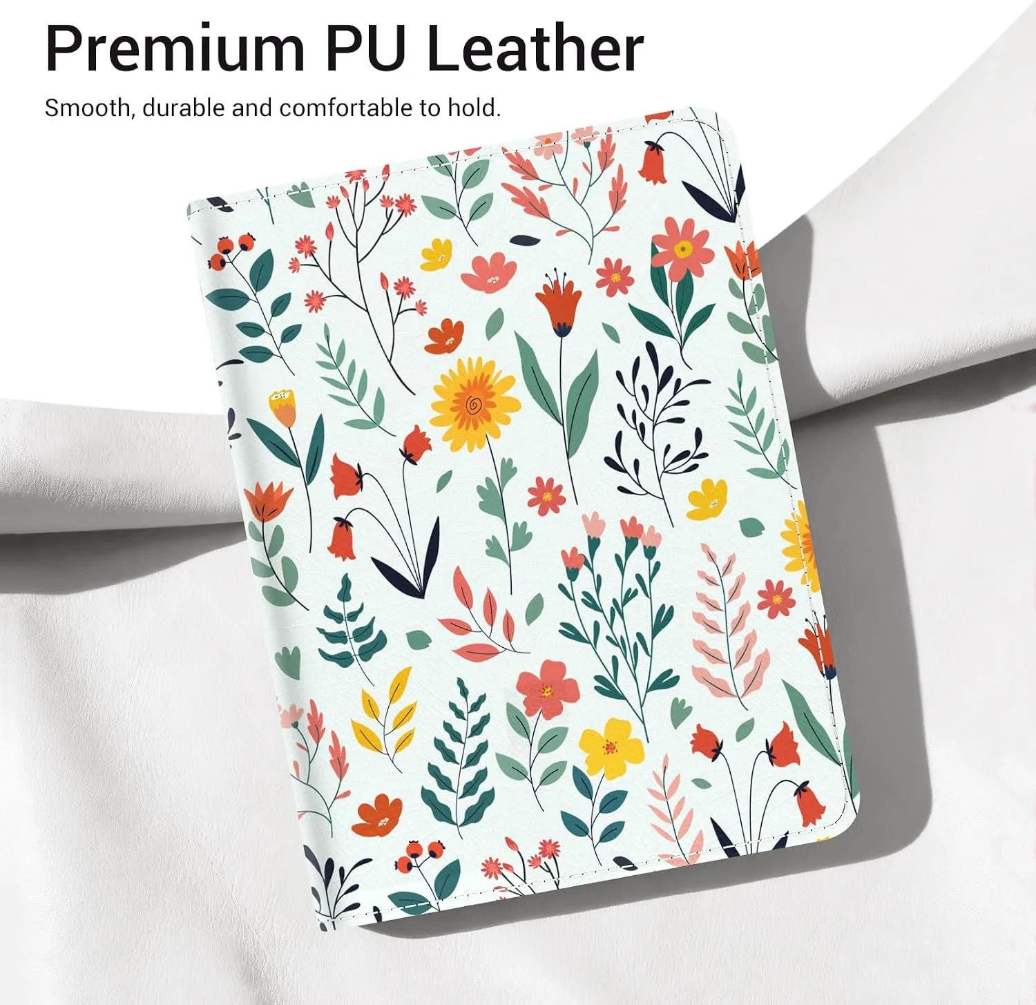 CoBak Case with Stand for 6" Kindle 2026 New Model, Flowers