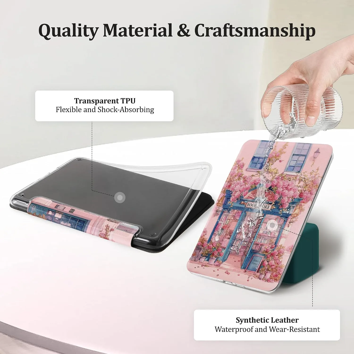 Clear Case for 7'' Kindle Paperwhite 12th Gen 2024 & Colorsoft