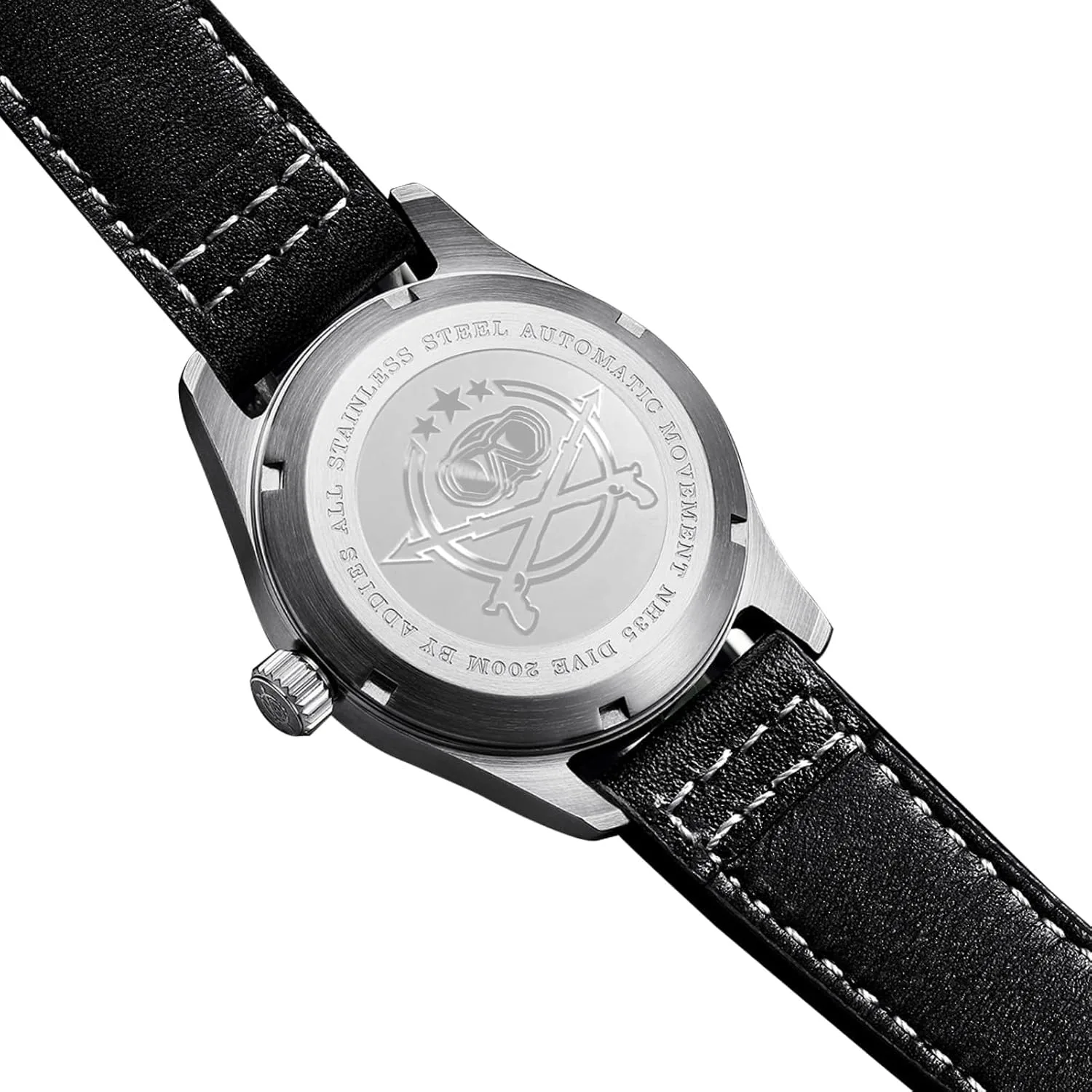 ADDIESDIVE Automatic Watches for Men Stainless Steel Diver 200 M Luminescent Analog Business Casual Dress Watch Men