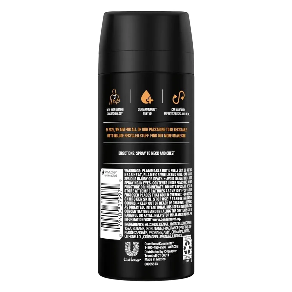 Axe Deodorant Bodyspray Dark Temptation (3 Pack)