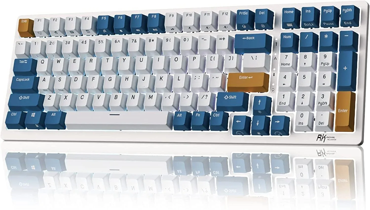 Teclado mecánico inalámbrico RK Royal Kludge RK98 3750mAh 96% compacto