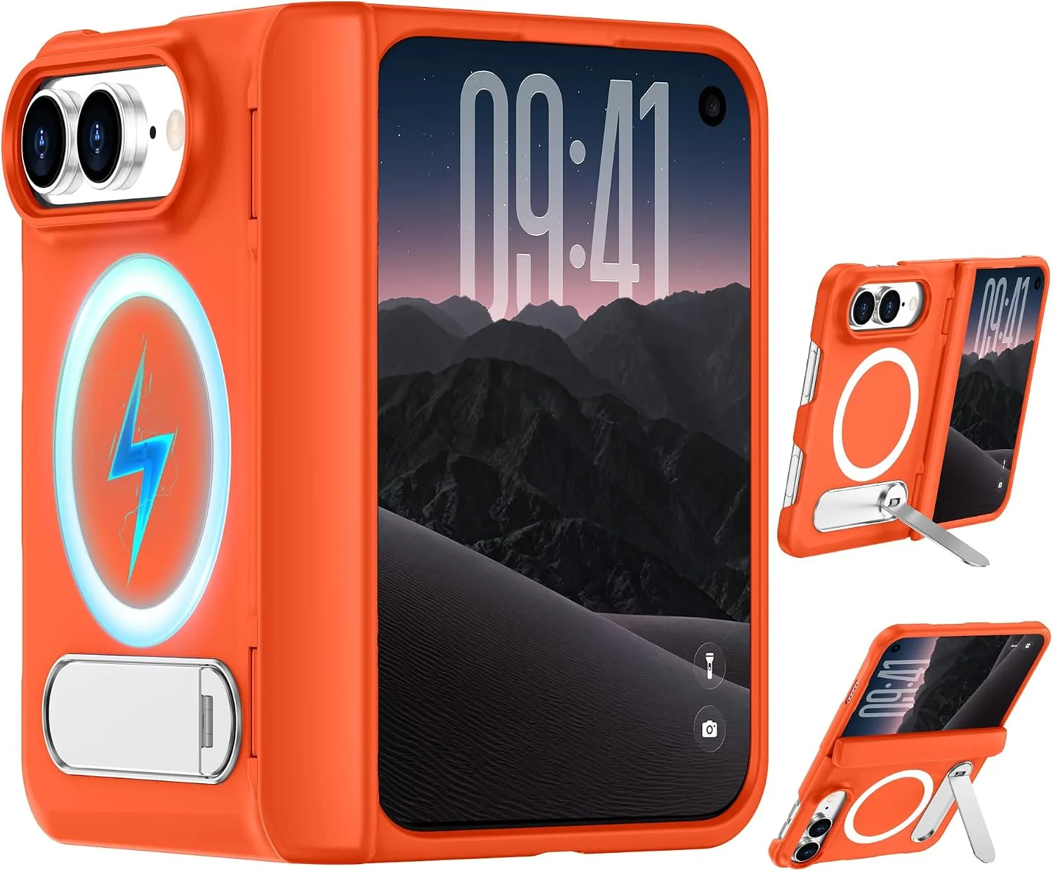 For iPhone Duo Case/iPhone Fold Case with Kickstand & Screen Protector