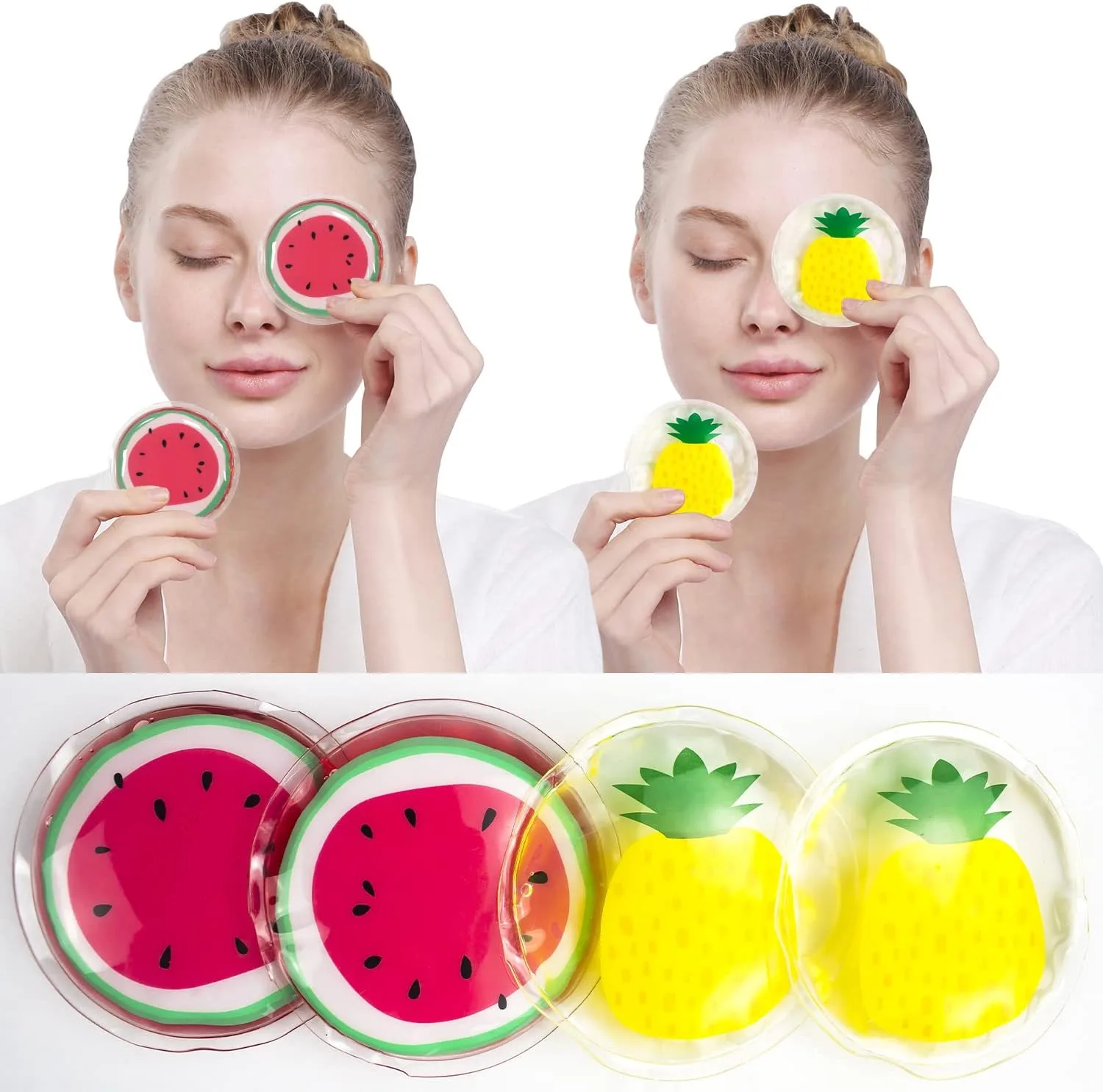 Hot and Cold Eye Pads, Reusable Eye Patches