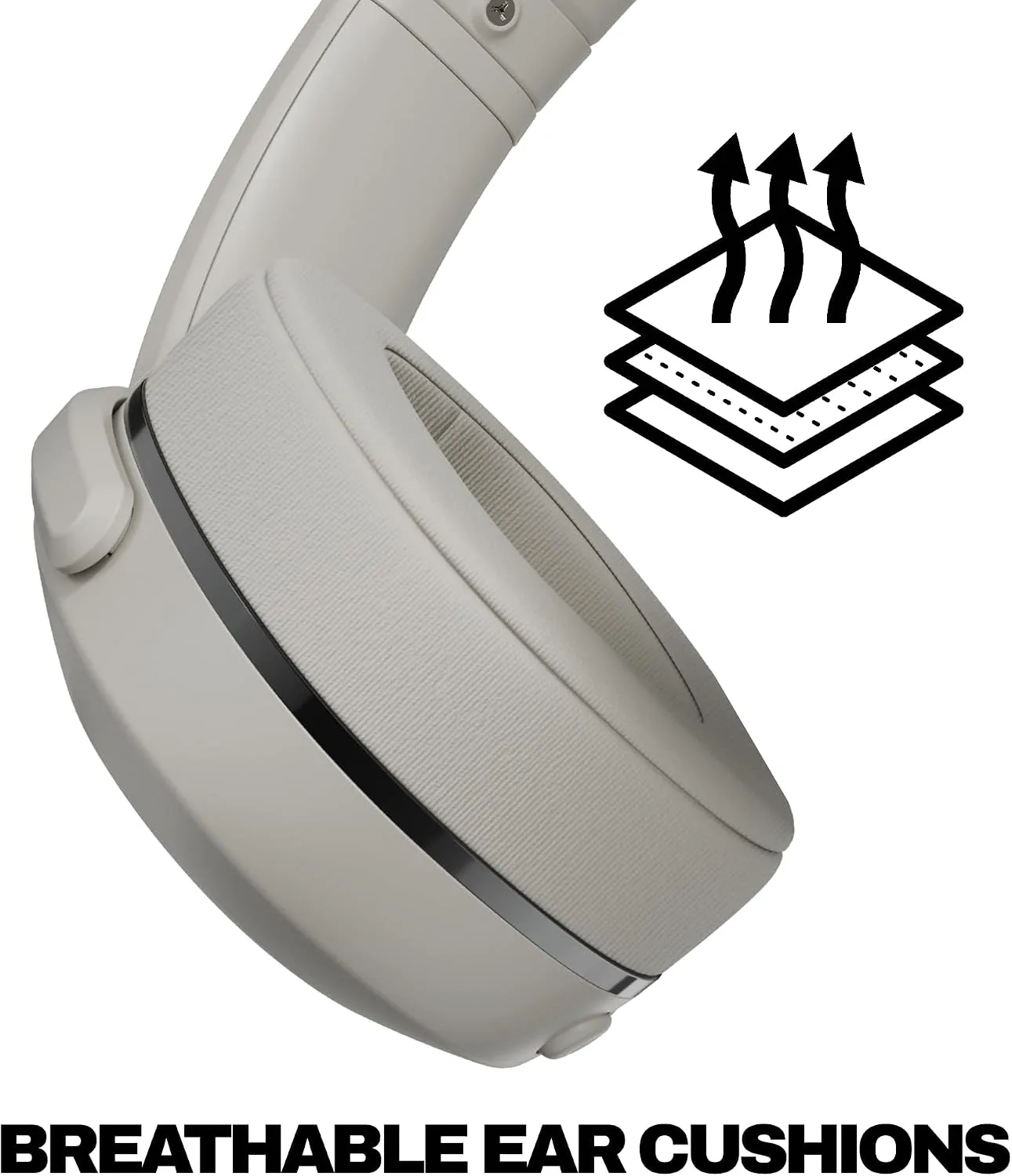 Skullcandy Crusher 540 Active Wireless Sensory Bass Headphones - Concrete