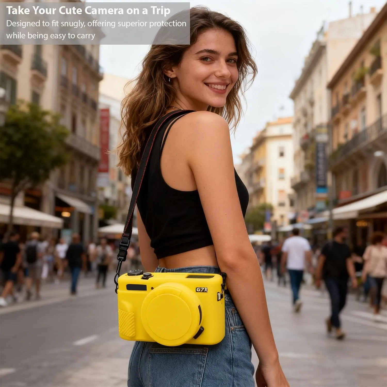 Camera Case for G7X Mark II / G7X II - Yellow