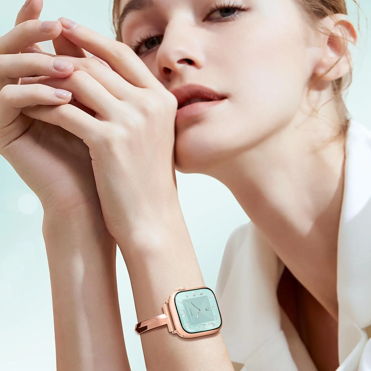 Missair Thin Band Compatible with Apple Watch for Women