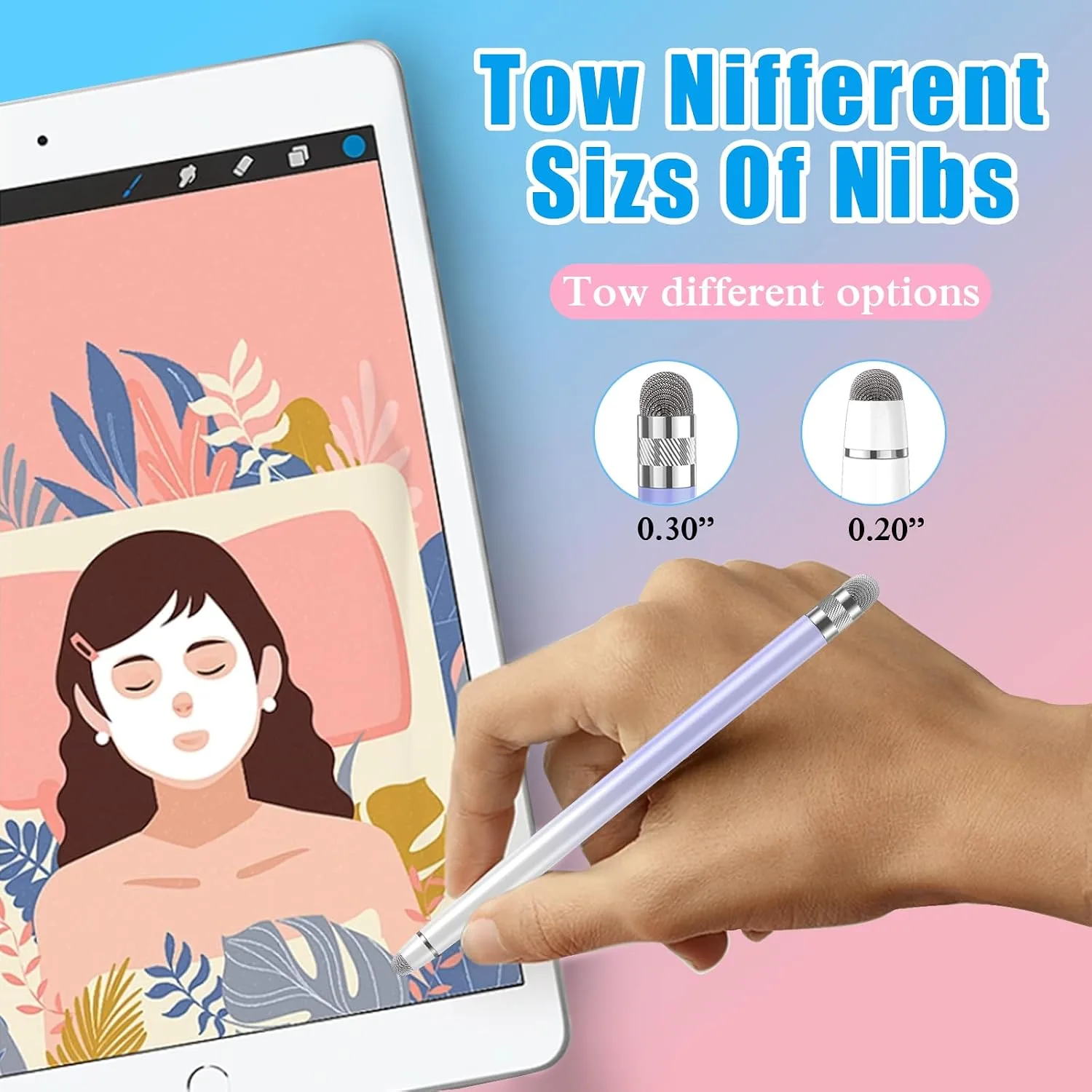 Bopomofo 3PCS Stylus Pen for Touchscreen,High Sensitivity & Precision